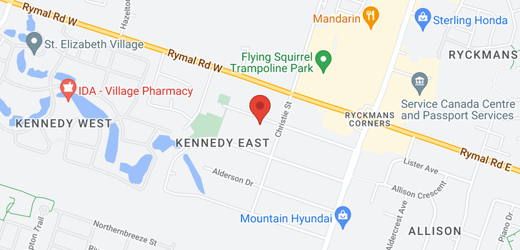 map of 87 KENNEDY Avenue